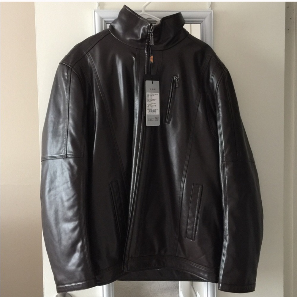 Brand new men dark brown coat